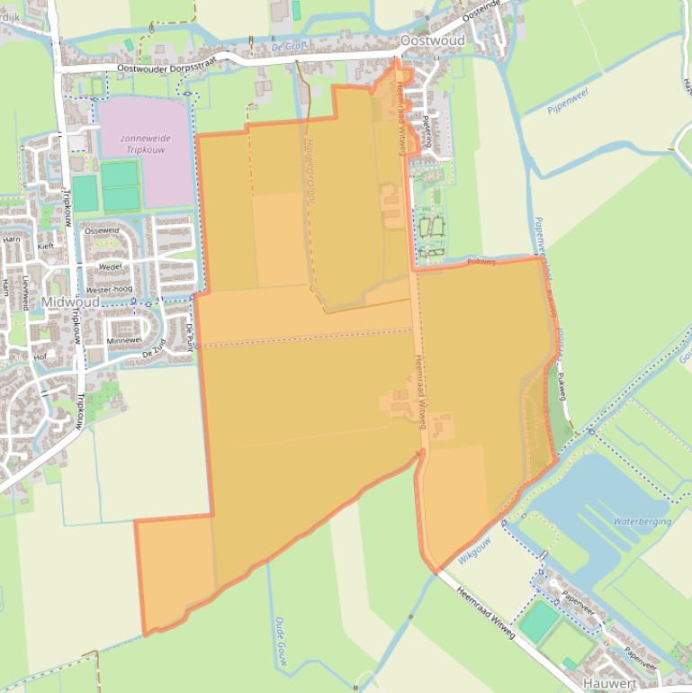 Kaart van postcodegebied 1678HJ.