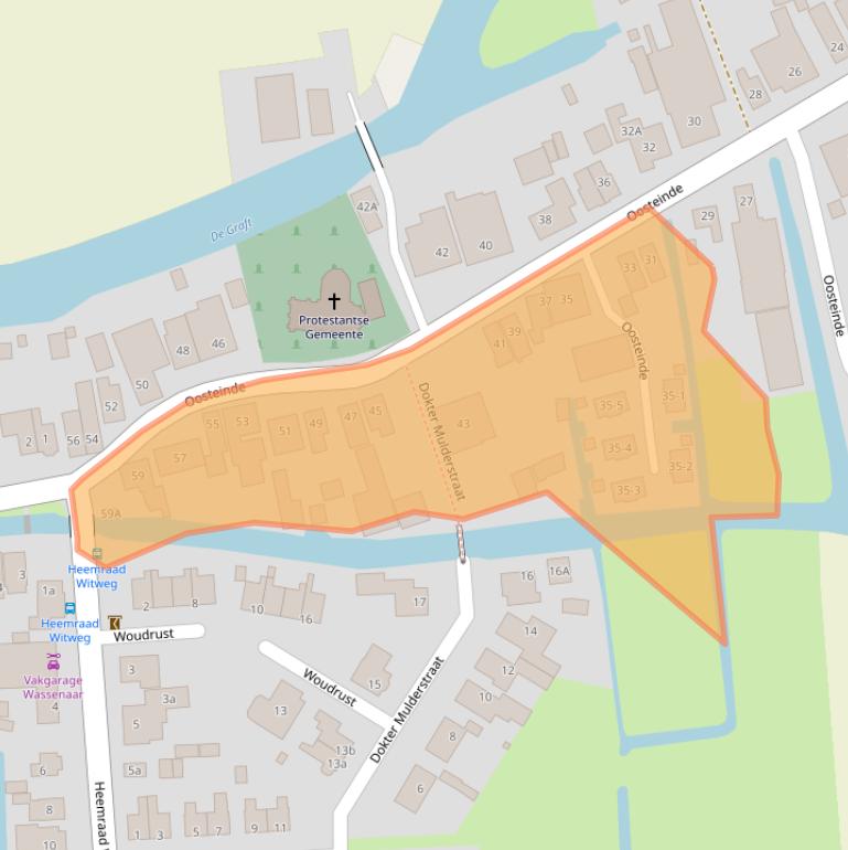 Kaart van postcodegebied 1678HR.