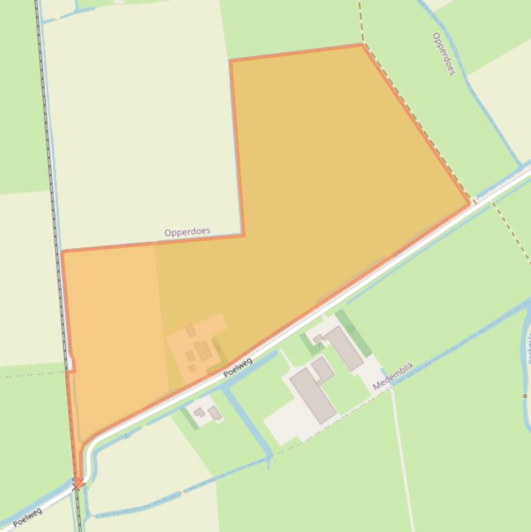 Kaart van postcodegebied 1678JE.