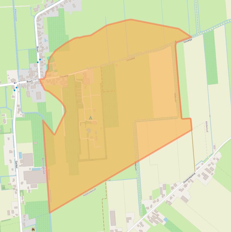 Kaart van postcodegebied 1679GH.