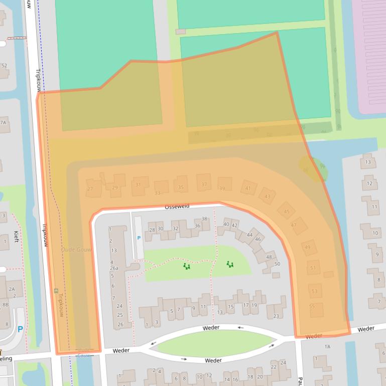 Kaart van postcodegebied 1679GN.
