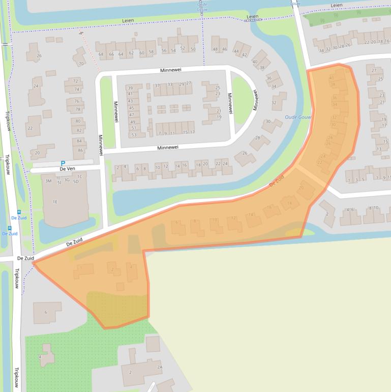 Kaart van postcodegebied 1679GX.