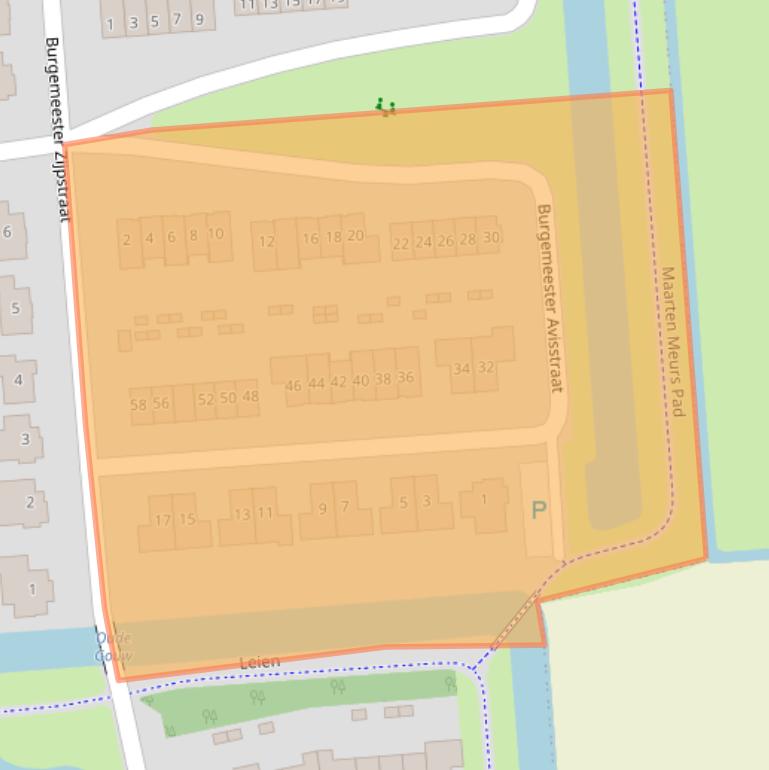 Kaart van postcodegebied 1679HB.