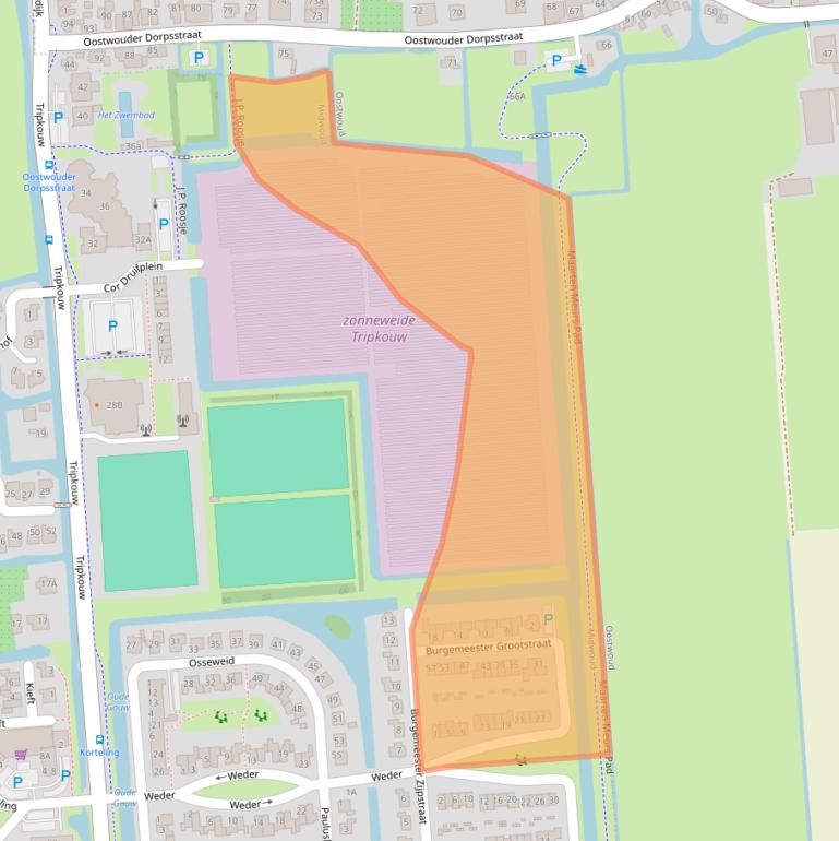 Kaart van postcodegebied 1679HC.