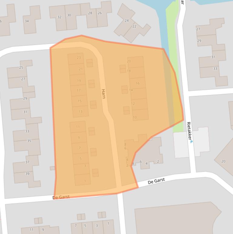 Kaart van postcodegebied 1679VC.