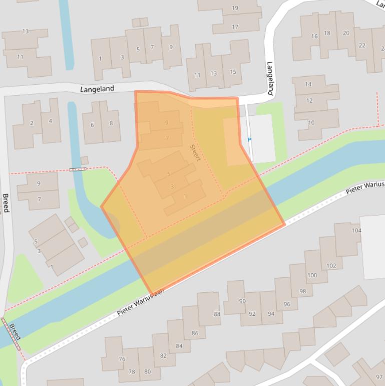 Kaart van postcodegebied 1679WD.