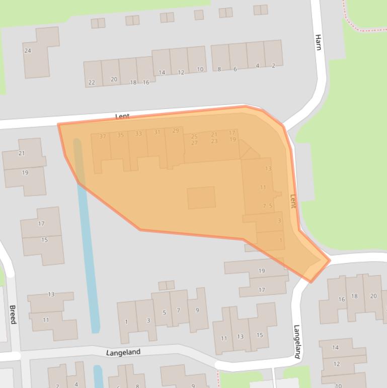 Kaart van postcodegebied 1679WN.