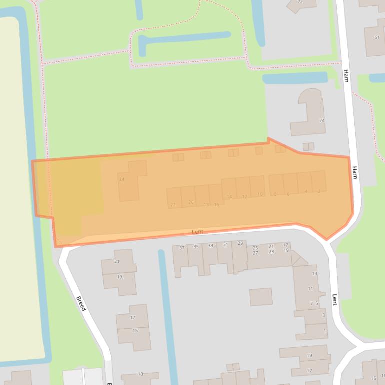 Kaart van postcodegebied 1679WP.