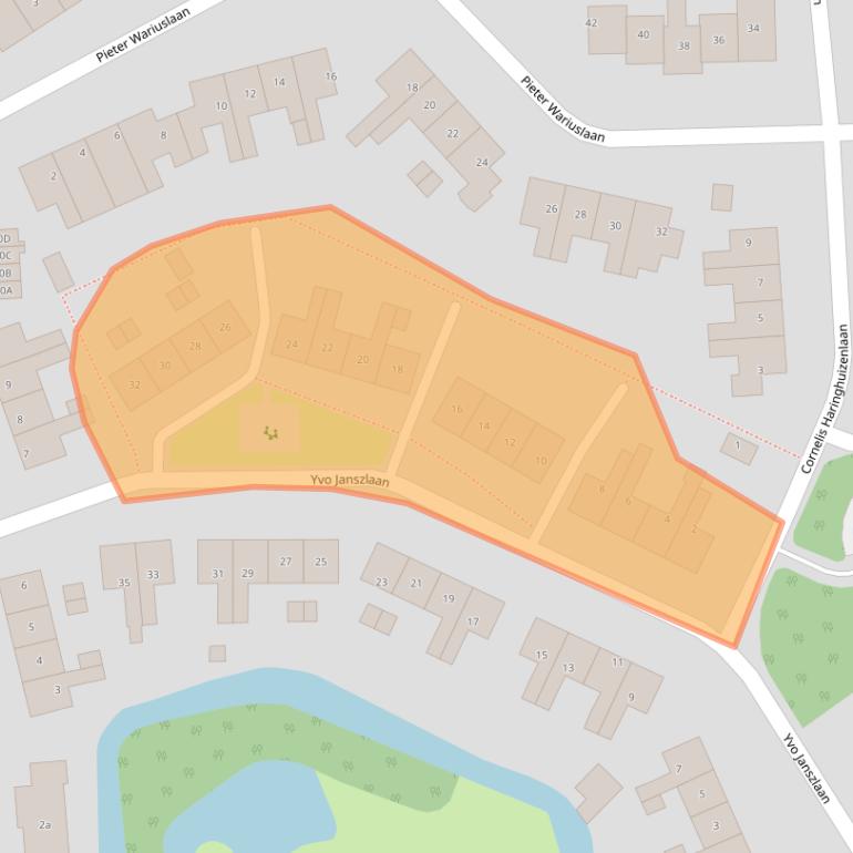 Kaart van postcodegebied 1679XC.