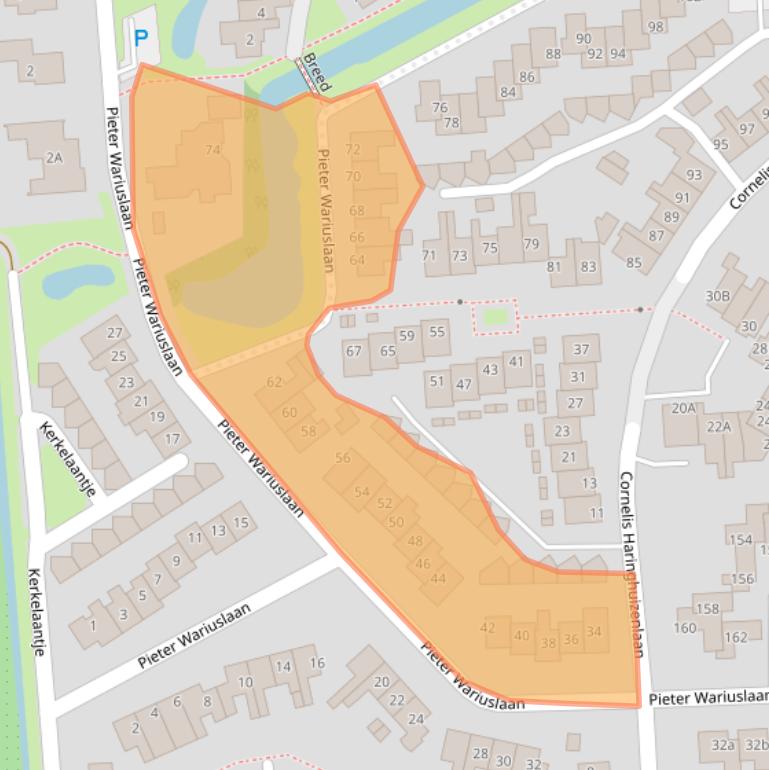 Kaart van postcodegebied 1679XL.
