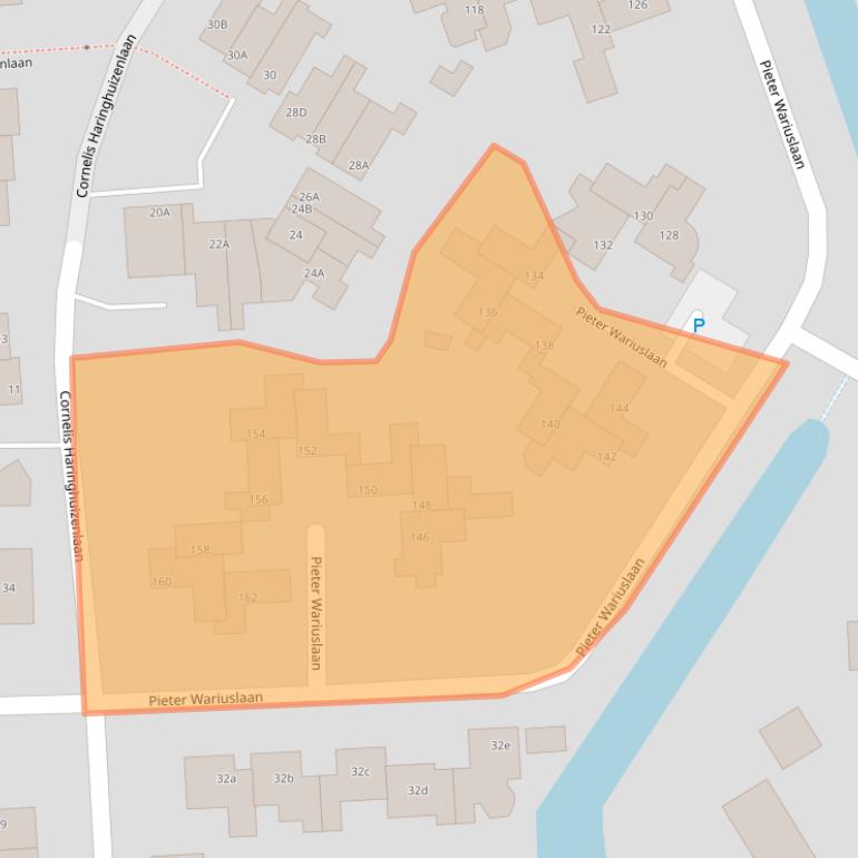 Kaart van postcodegebied 1679XP.