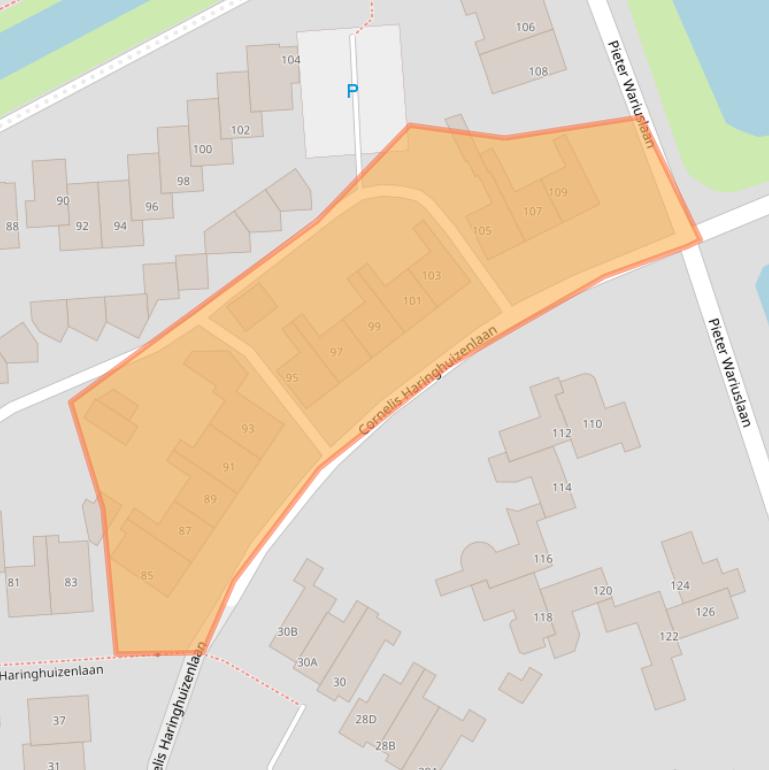 Kaart van postcodegebied 1679XT.