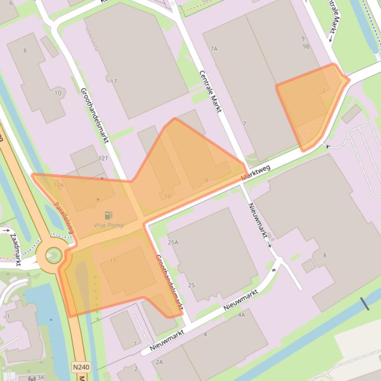 Kaart van postcodegebied 1681NM.