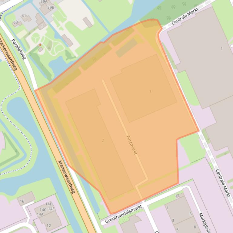 Kaart van postcodegebied 1681NR.