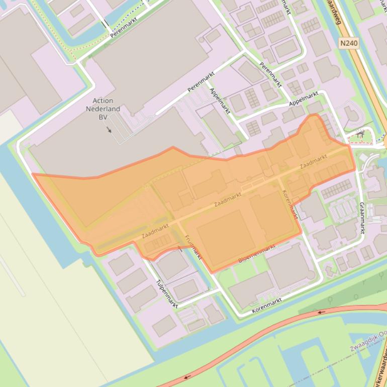 Kaart van postcodegebied 1681PD.