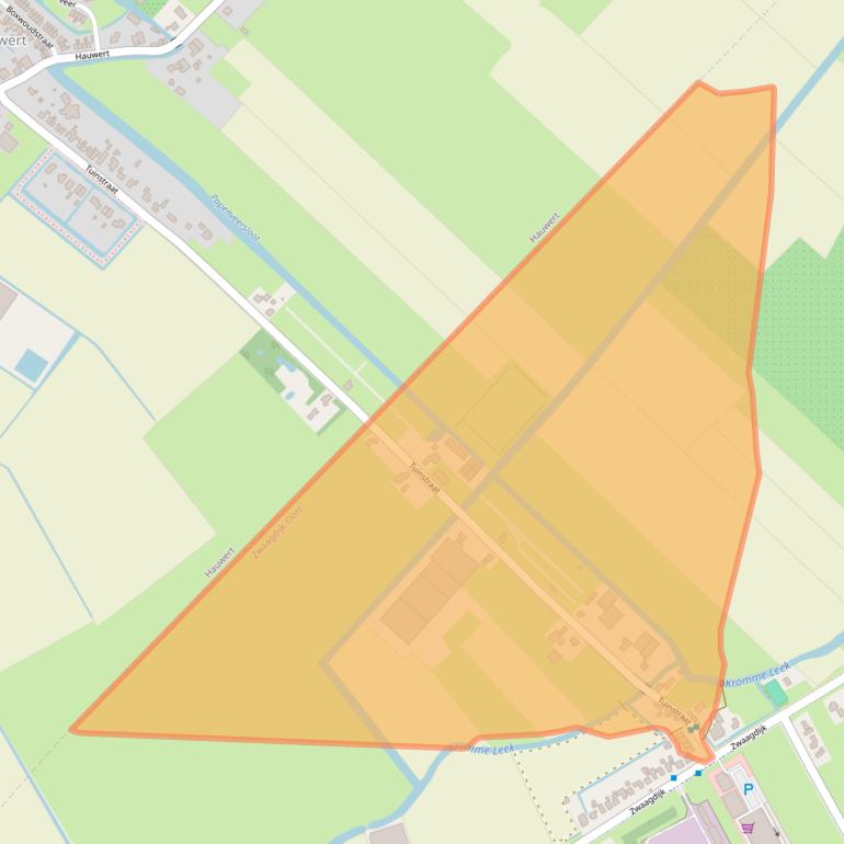 Kaart van postcodegebied 1682NA.