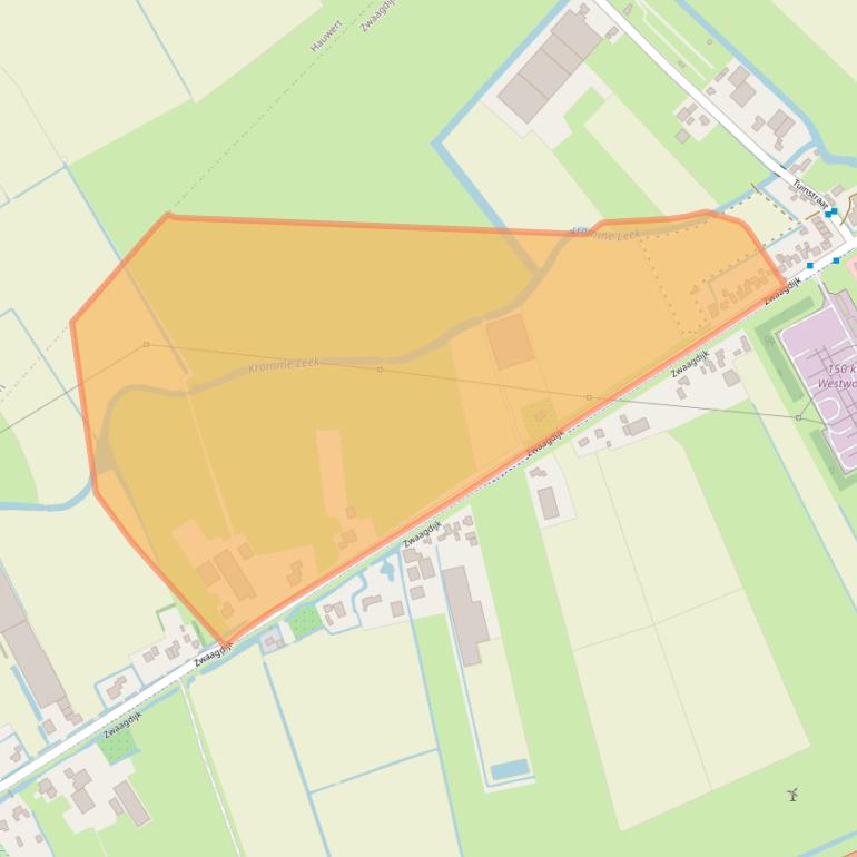 Kaart van postcodegebied 1682NR.