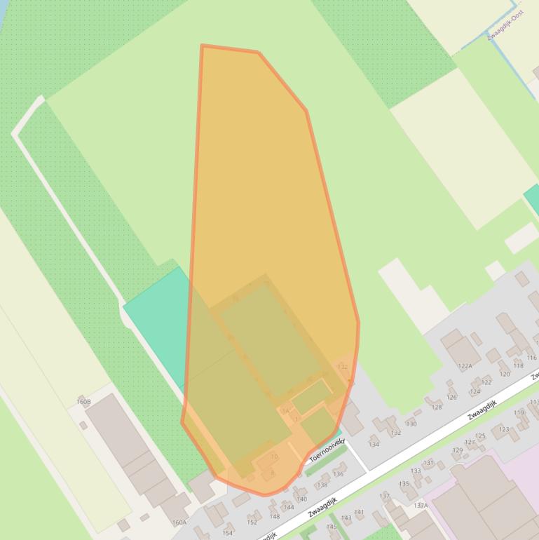 Kaart van postcodegebied 1683NH.