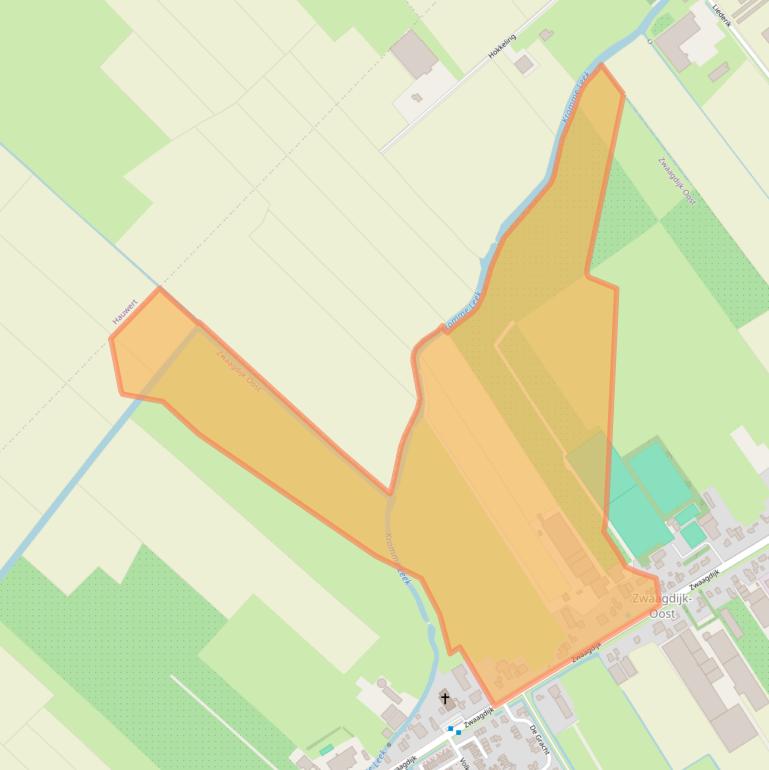 Kaart van postcodegebied 1683NN.