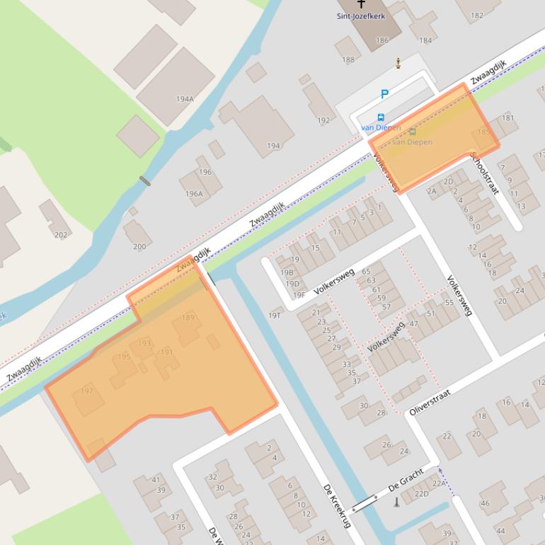 Kaart van postcodegebied 1684NE.