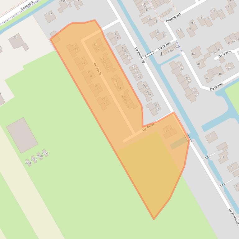 Kaart van postcodegebied 1684NM.