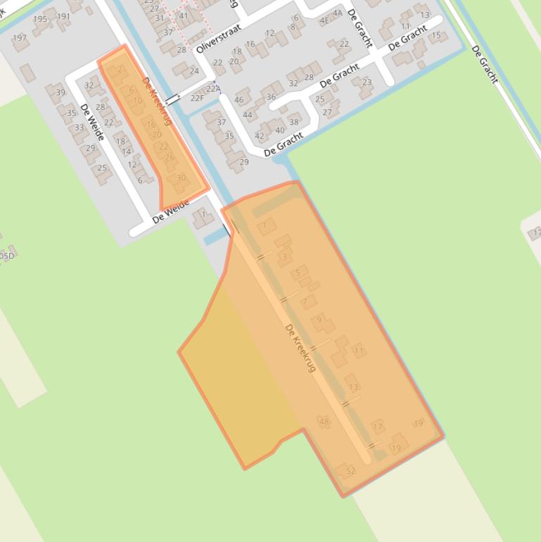 Kaart van postcodegebied 1684NN.