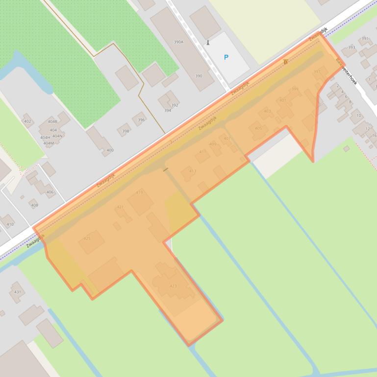 Kaart van postcodegebied 1685PD.