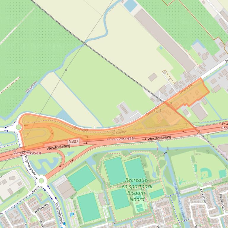 Kaart van postcodegebied 1685PE.