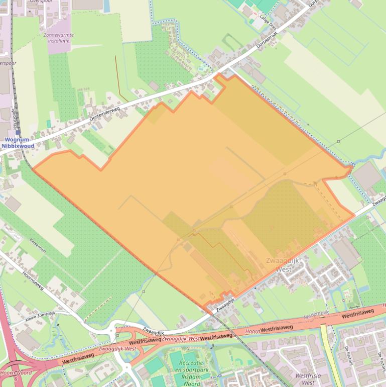 Kaart van postcodegebied 1686PH.