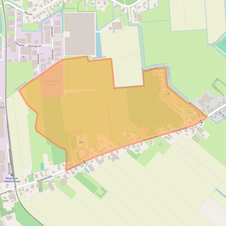 Kaart van postcodegebied 1687AB.