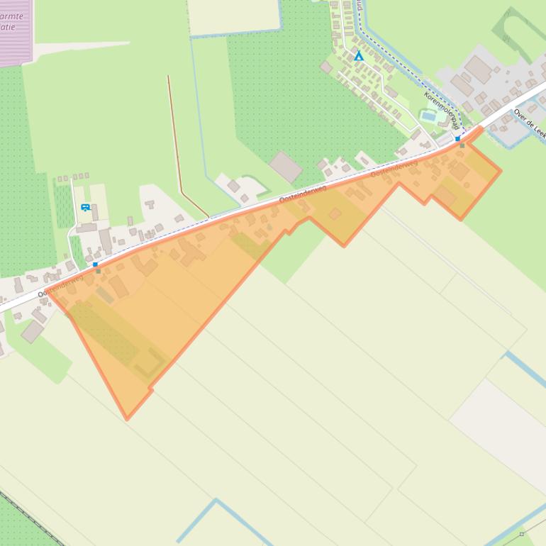 Kaart van postcodegebied 1687AD.