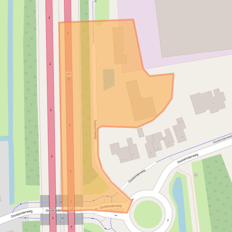 Kaart van postcodegebied 1687AG.