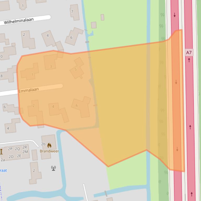 Kaart van postcodegebied 1687BB.