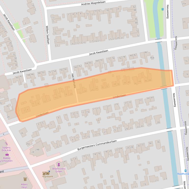 Kaart van postcodegebied 1687BK.