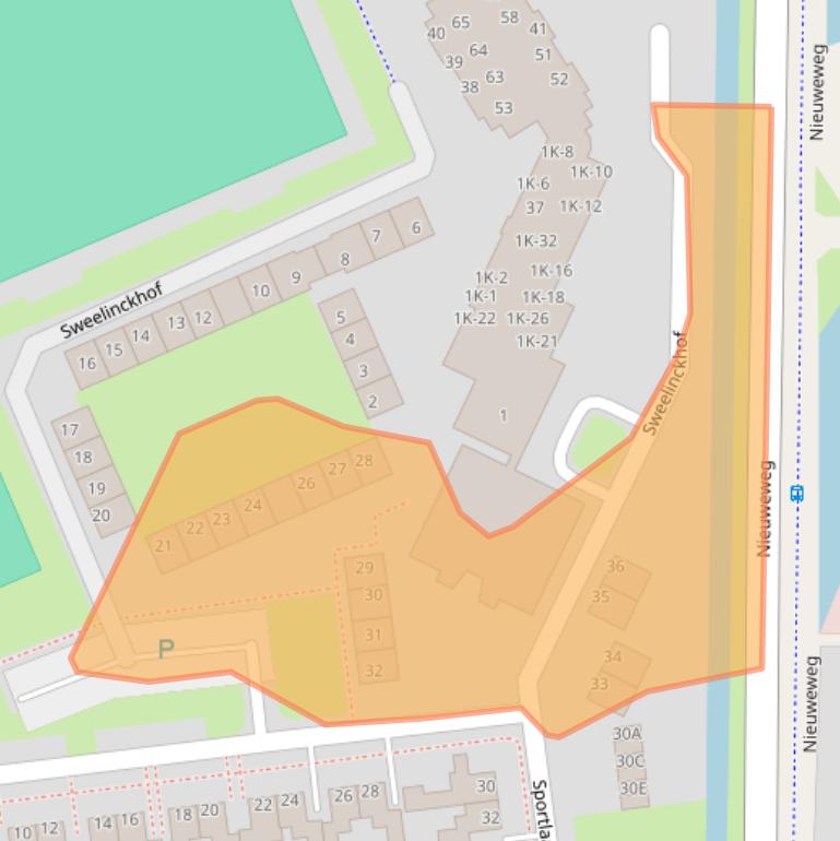 Kaart van postcodegebied 1687BW.