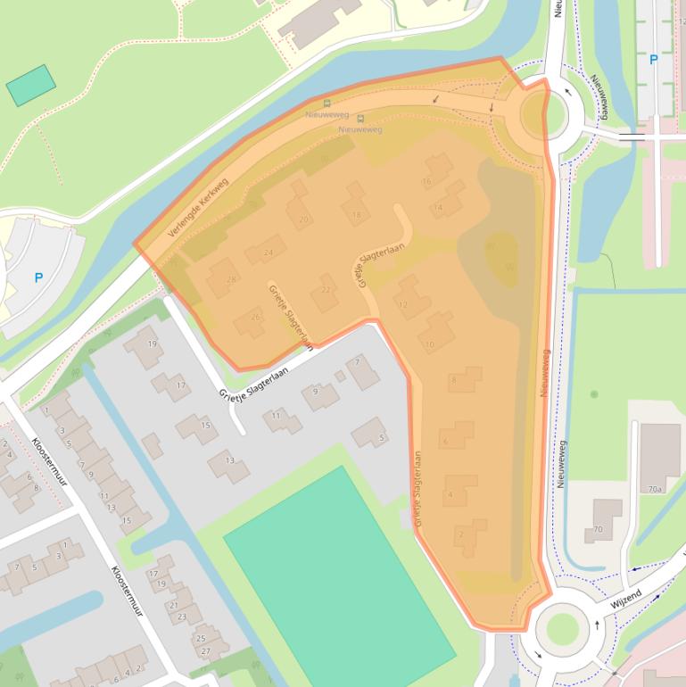 Kaart van postcodegebied 1687CB.