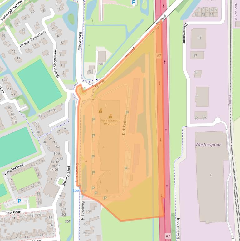 Kaart van postcodegebied 1687CD.