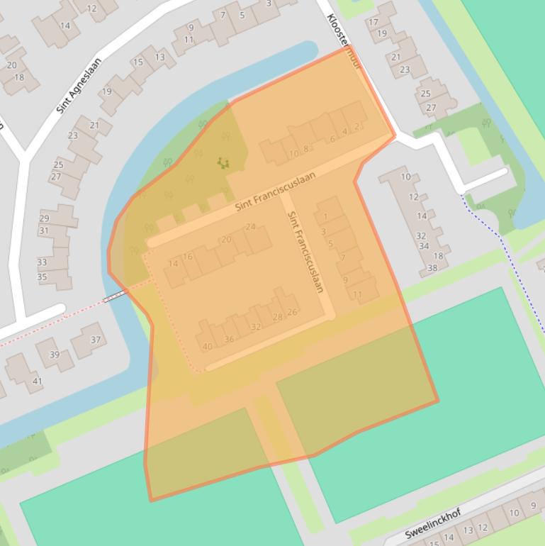 Kaart van postcodegebied 1687CH.