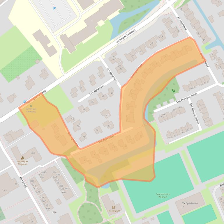 Kaart van postcodegebied 1687CJ.