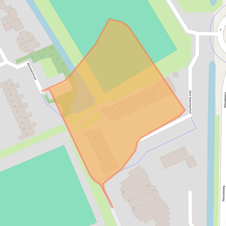 Kaart van postcodegebied 1687CM.