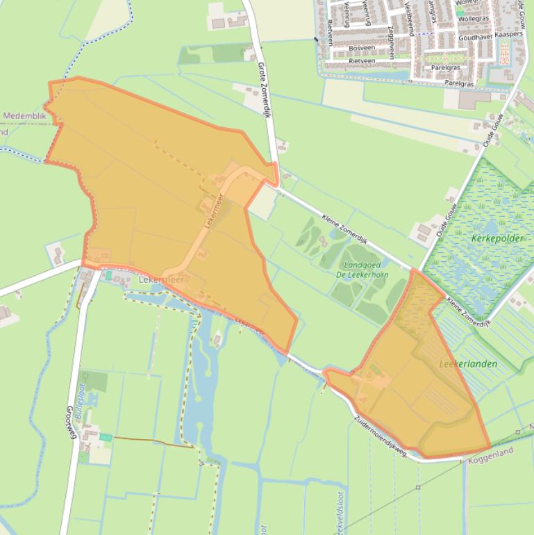 Kaart van postcodegebied 1687PB.