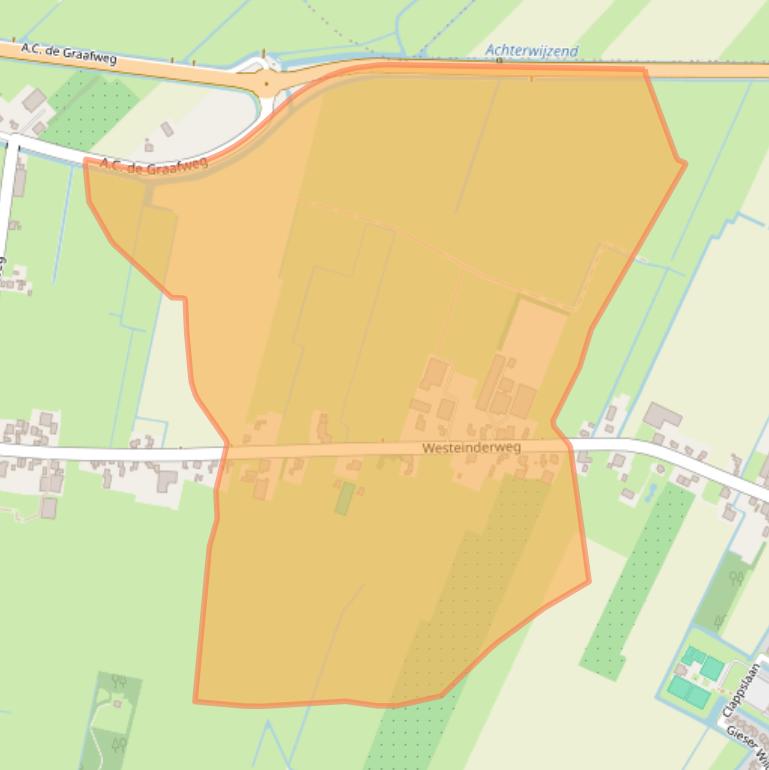 Kaart van postcodegebied 1687PL.