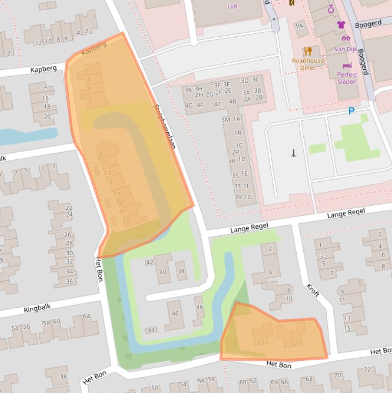 Kaart van postcodegebied 1687TA.