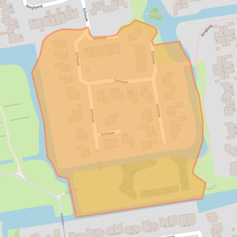 Kaart van postcodegebied 1687TR.