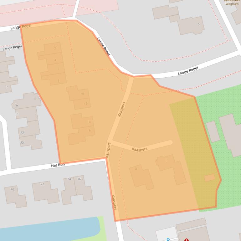 Kaart van postcodegebied 1687TW.