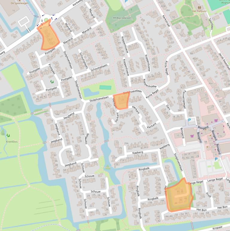 Kaart van postcodegebied 1687VV.