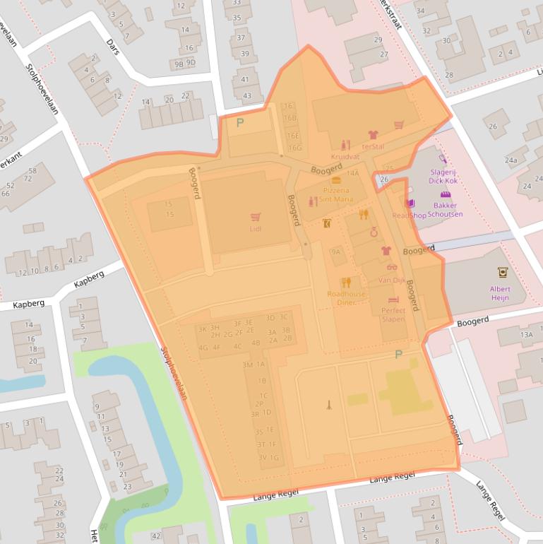 Kaart van postcodegebied 1687VX.