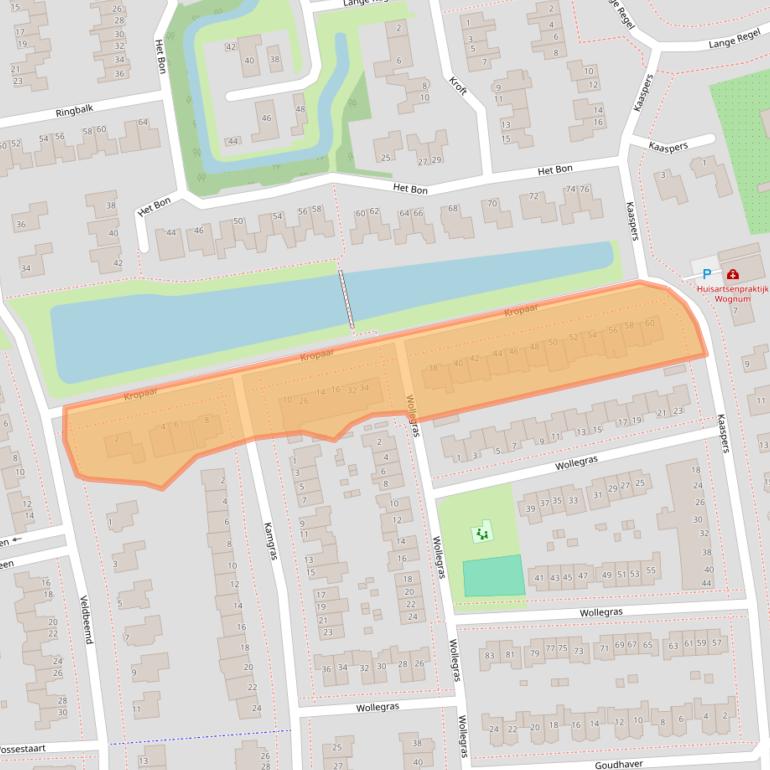 Kaart van postcodegebied 1687WB.