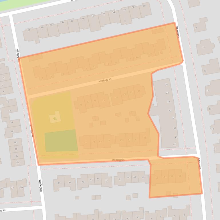 Kaart van postcodegebied 1687WD.