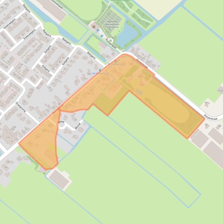 Kaart van postcodegebied 1688CH.